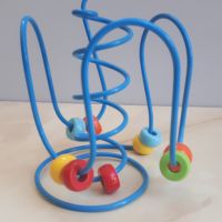 Метална играчка с пръстени за малки деца, снимка 2 - Образователни игри - 45761121
