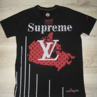Louis Vuitton Supreme  тениска, снимка 1 - Тениски - 45180903