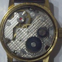 Стар позлатен дамски часовник, снимка 6 - Дамски - 44972431