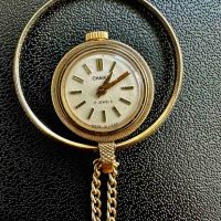 Антикварен руски часовник колие "Чайка", снимка 1 - Дамски - 45492472