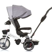CHIPOLINO Триколка със сенник 360° BE ACTIVE СИВ

, снимка 6 - Детски велосипеди, триколки и коли - 45091458