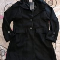 Ново дамско палто черно, снимка 2 - Палта, манта - 45654152