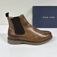 Pier One Leather boots, снимка 1 - Мъжки боти - 44953691