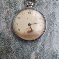 Стар джобен часовник Молния Molnija 2 броя, снимка 2 - Мъжки - 45617917