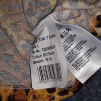 Тениска с десен на леопардова кожа. Stay, снимка 2 - Тениски - 45211335