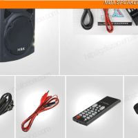 Нова MBA F15 ULTRA LUX 5000w с 2 микрофона Караоке Колона акумулатор, снимка 7 - Тонколони - 46049832