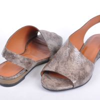 СЕЗОН'24! Ефектни ниски дамски сандали от естествена кожа - 35/42, снимка 8 - Сандали - 45191918