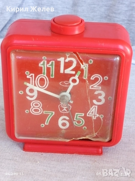 Стар рядък механичен будилник СССР за КОЛЕКЦИОНЕРИ 20983, снимка 1