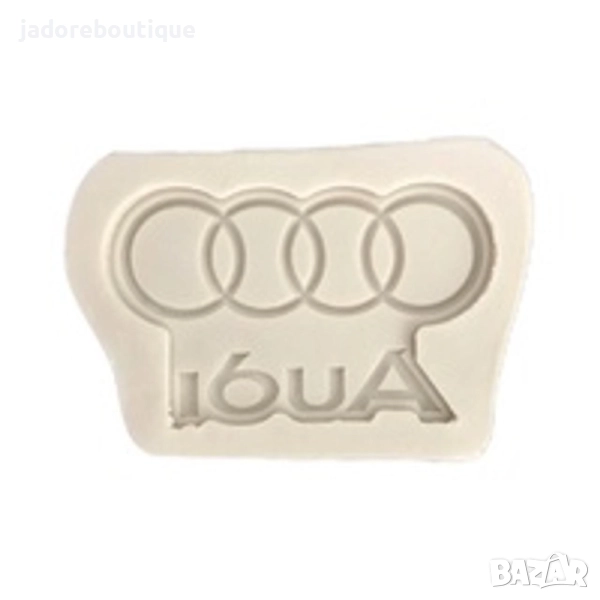Силиконов молд ауди емблема , снимка 1