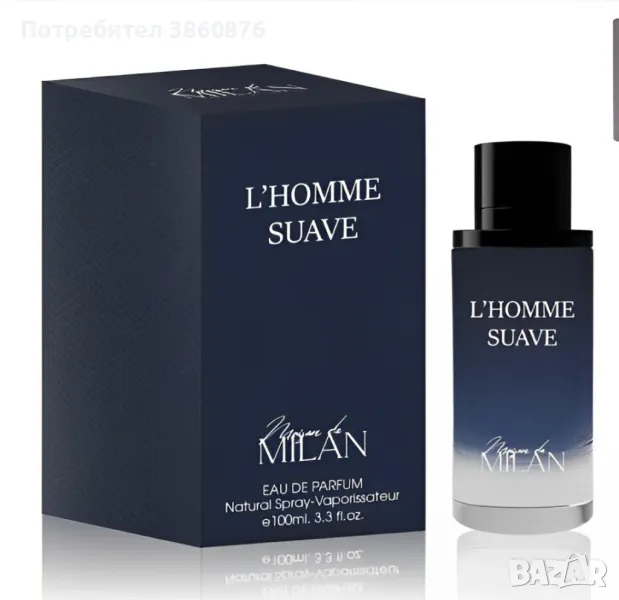 Мъжки Парфюм L'HOMME SUAVE Eau de Parfum 100 ml., снимка 1