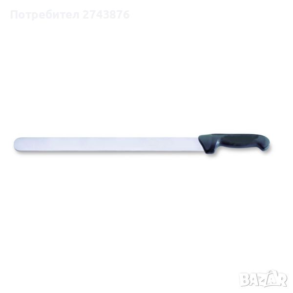 Нож за дюнер , Дължина 49см , Черна дръжка Пластмаса, Неръждаема стомана, снимка 1