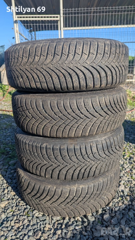 Зимни гуми Ханкок с джанти за Фолксваген Поло 2010г., снимка 1