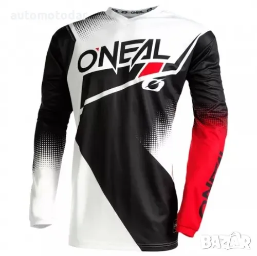 Мотокрос джърси O'NEAL RACEWEAR V.22 BLACK/WHITE/RED, снимка 1