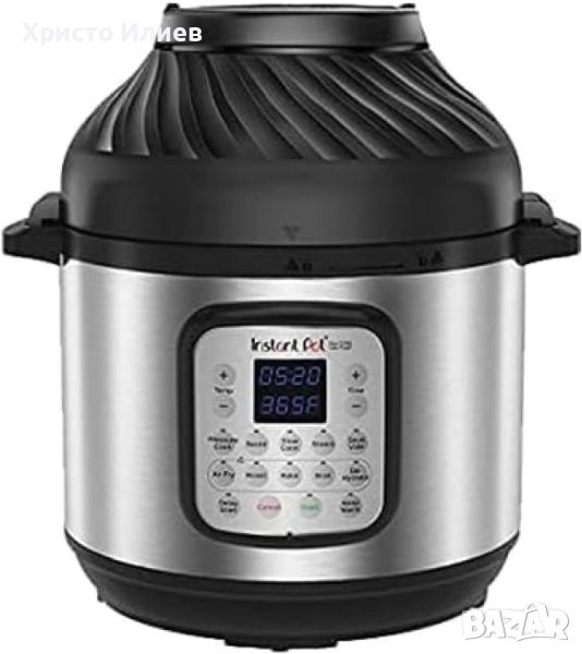 Instant Pot Duo Crisp - Мултикукър + Еър Фрайер 11 в 1 5,7 литра Инстант Пот, снимка 1