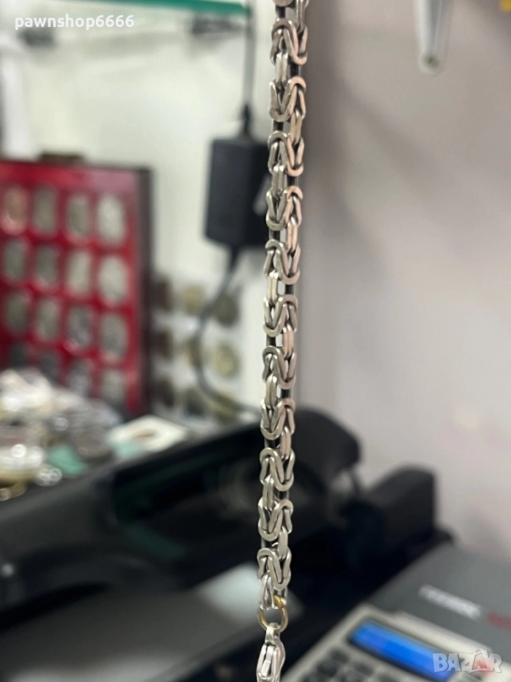 Сребърна гривна 925, снимка 1