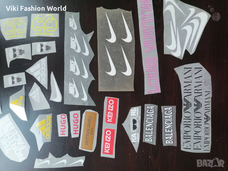 Стикери за дрехи - adidas , nike , puma , stone island , the north face , pause , balenciaga , hugo , снимка 1