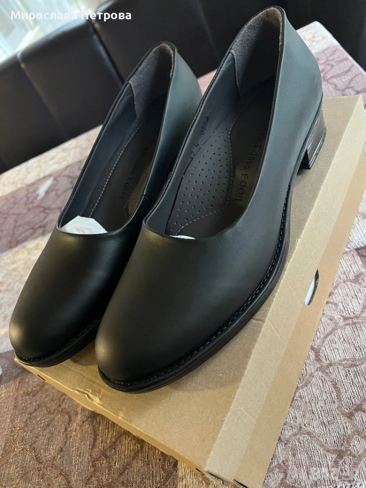 НОВИ! Дамски униформени обувки., снимка 1