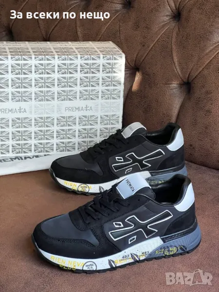 Premiata Дамски Черни Маратонки👟Дамски Спортни Обувки В Черен Цвят Премиата Код E249, снимка 1