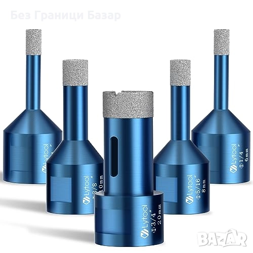 Нов Комплект диамантени свредла 6–20 мм M14 за твърди материали и плочки, снимка 1