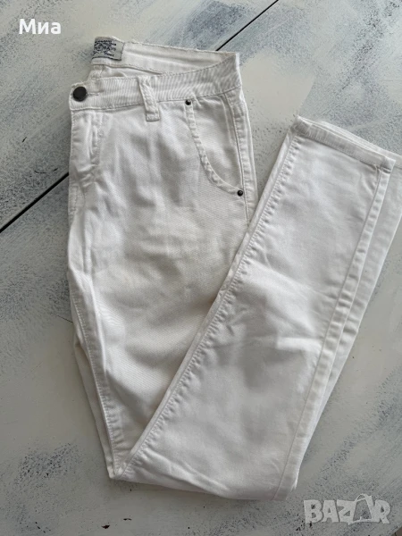 Бял дамски панталон, слим The Water Jeans, снимка 1