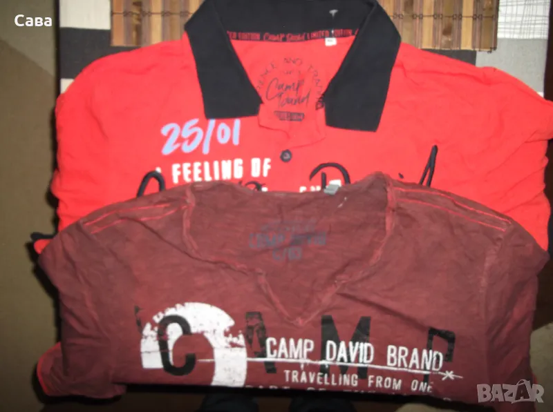 Тениска и блуза CAMP DAVID  мъжки,ХЛ, снимка 1