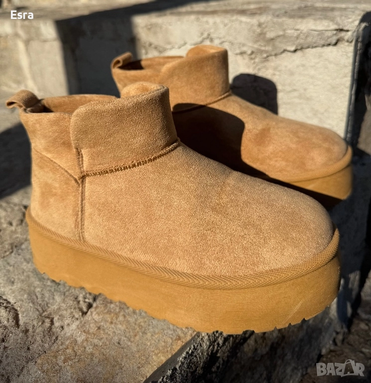Дамски велурени боти , снимка 1