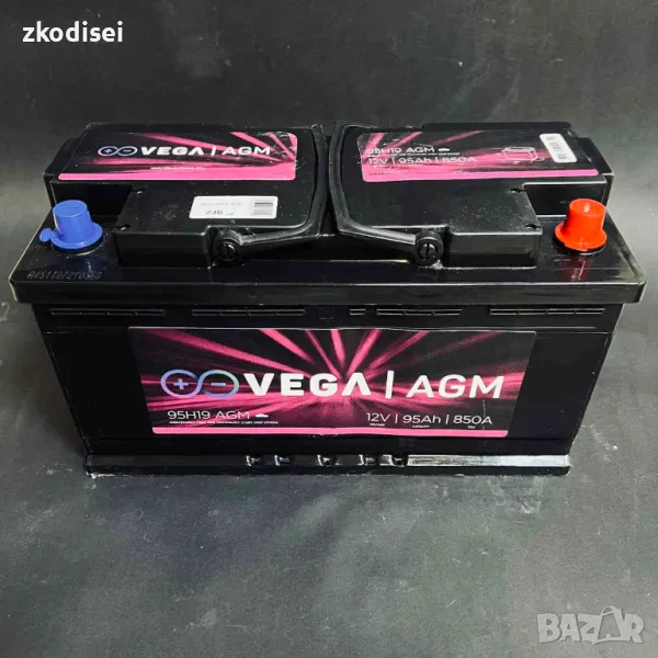 Акумулатор VEGA 95Ah AGM, снимка 1