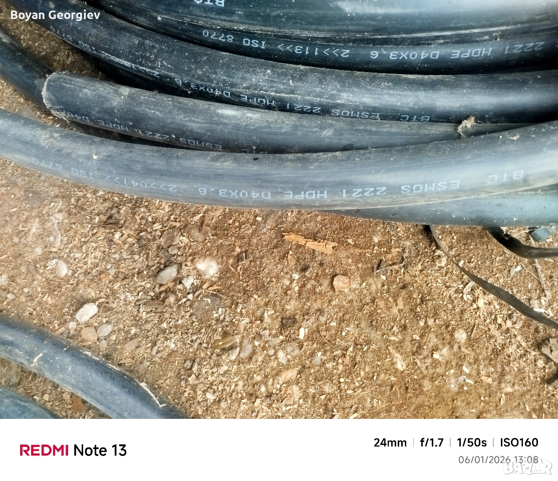 Тръба HDPE ф40х3.6, снимка 1