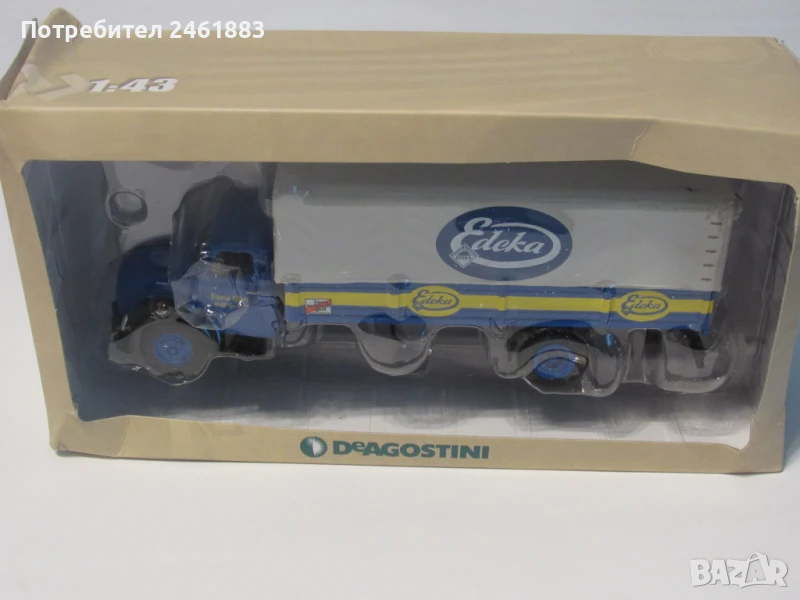1/43 метална колекционерска количка DéAgostini IXO MAGIRUS DEUTZ камион . Нов, снимка 1