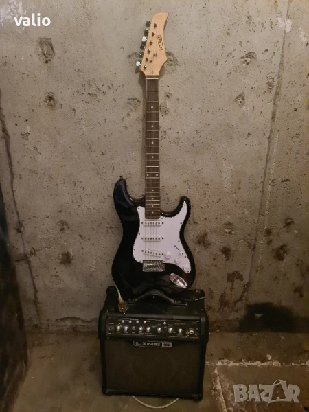 Електрическа китара комплект с усилвател , снимка 1