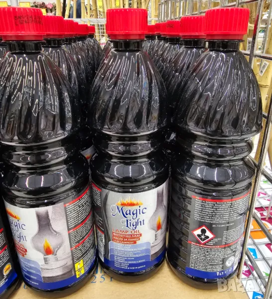 Масло за кандило, кандила, градински лампи  в бутилка 1 литър , снимка 1