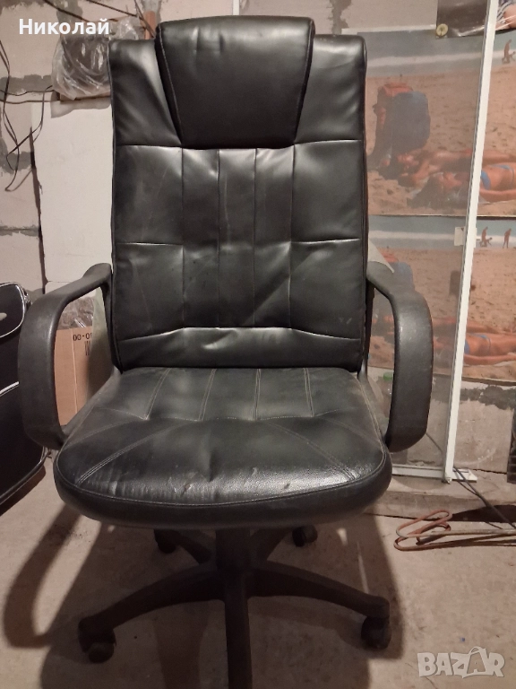 Офис стол тип директорски, снимка 1