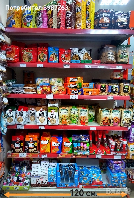 Метални стелажи за магазин, снимка 1