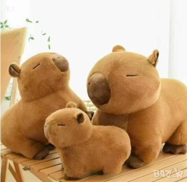 Плюшена играчка Капибара 30см, плюшени играчки Capybara, снимка 1