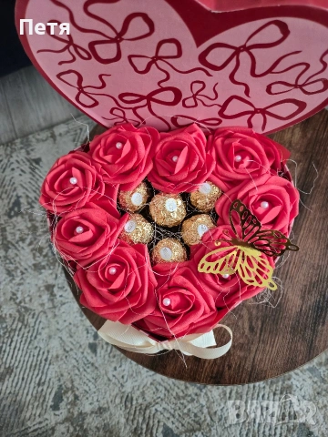 Подаръчни кутии и букети за 8 март или рожден ден, снимка 9 - Други - 53266654