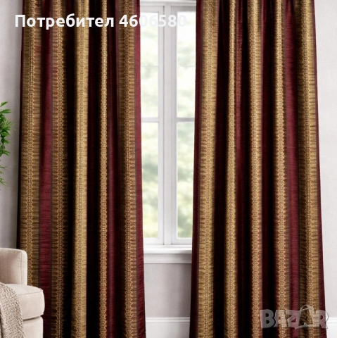 🌹 Луксозни плътни завеси – комплект 2 бр.! 🌹, снимка 3 - Пердета и завеси - 53307276