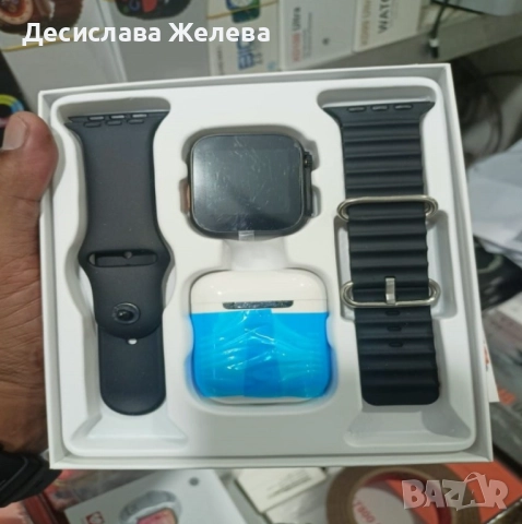 Комплект Smart часовник + TWS слушалки W26 Pro Max ULTRA 
