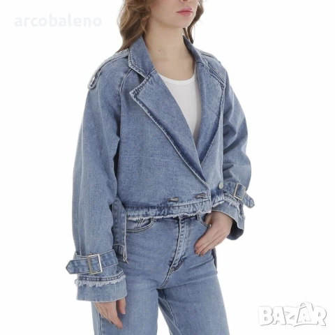 Дамско дънково яке, снимка 4 - Якета - 51397576