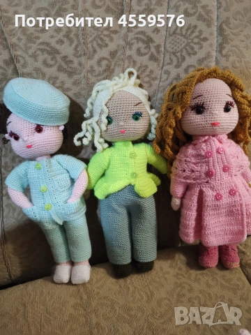 Плетени кукли, снимка 5 - Кукли - 53773251