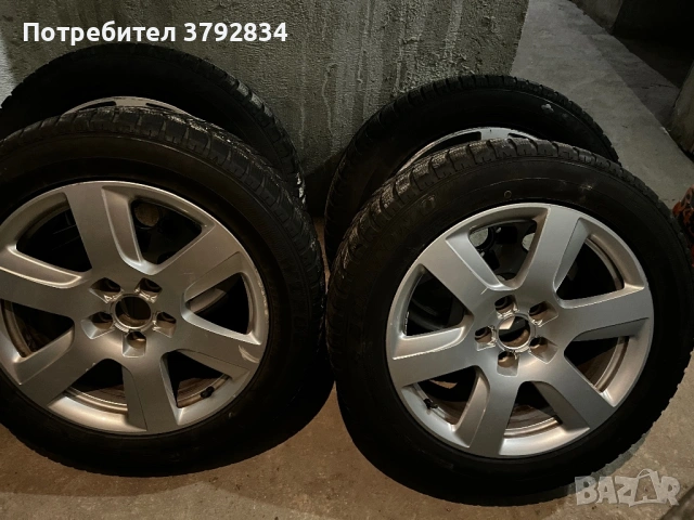 4 бр. Лети джанти 17” + зимни гуми