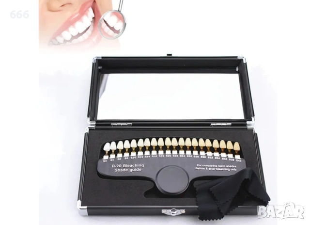 Професионална палитра от 3D дентални нюанси за избелване на зъби, снимка 7 - Други - 53503547