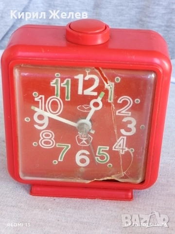 Стар рядък механичен будилник СССР за КОЛЕКЦИОНЕРИ 20983