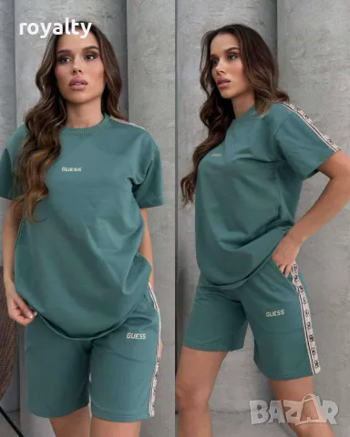 Памучни дамски комплекти Guess Различни цветове , снимка 2 - Комплекти - 50405626