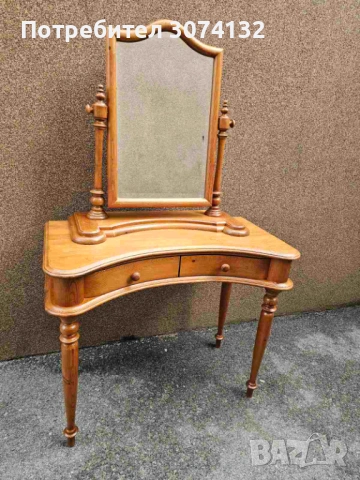 Тоалетка с огледало в стил Рустик, снимка 3 - Тоалетки - 53432213