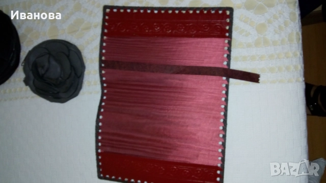 Чанта от естествена кожа и обложки за книги от ест. кожаи, снимка 8 - Чанти - 52183752