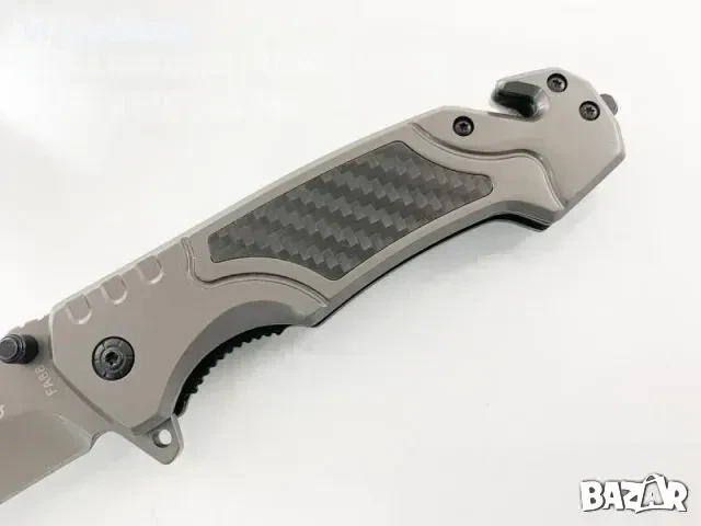 Browning FA68 - Сгъваем автоматичен нож 95x225, снимка 4 - Ножове - 53978489