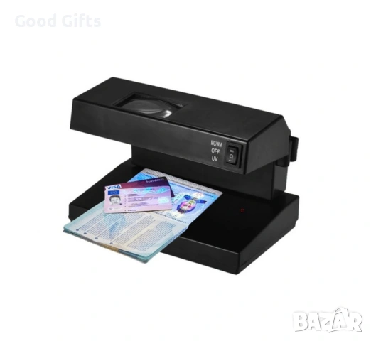 Професионален UV Детектор AD-2138 с Лупа – Пълна проверка на банкноти и документи, снимка 4 - Друга електроника - 53642582