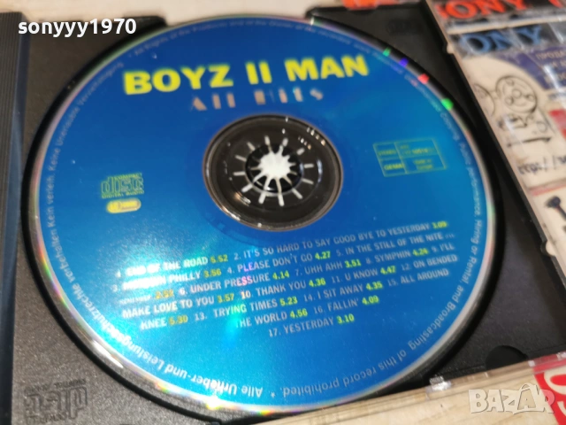 BOYZ II MAN CD 0403261118R6ET2HOL, снимка 2 - CD дискове - 53704191