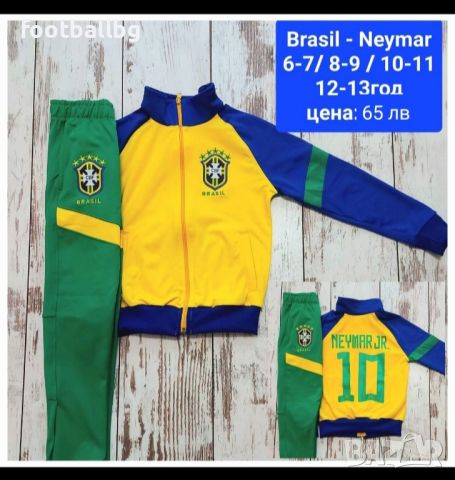 NEYMAR JR ❤️⚽️ детско юношески футболни екипи на Бразилия , снимка 3 - Футбол - 34315841