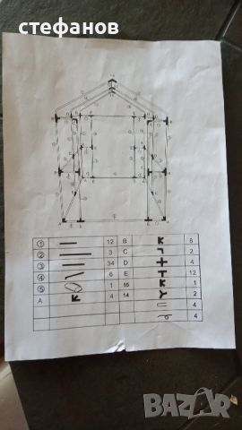 Парник, оранжерия, тип тунел 140 х 140 х 200, екраниран наелон, зелен, снимка 2 - Други - 45219493